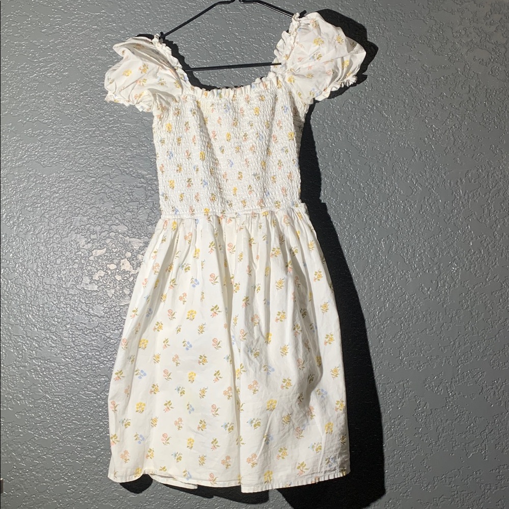 Floral Puff Sleeve Dress
